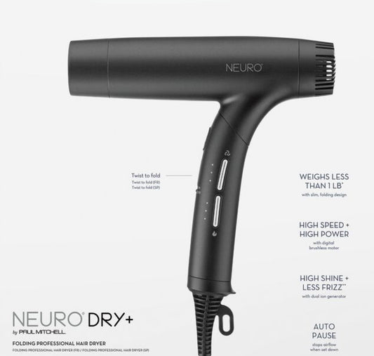 Paul Mitchelle Neuro Dry+ Folding Professional Hair Dryer