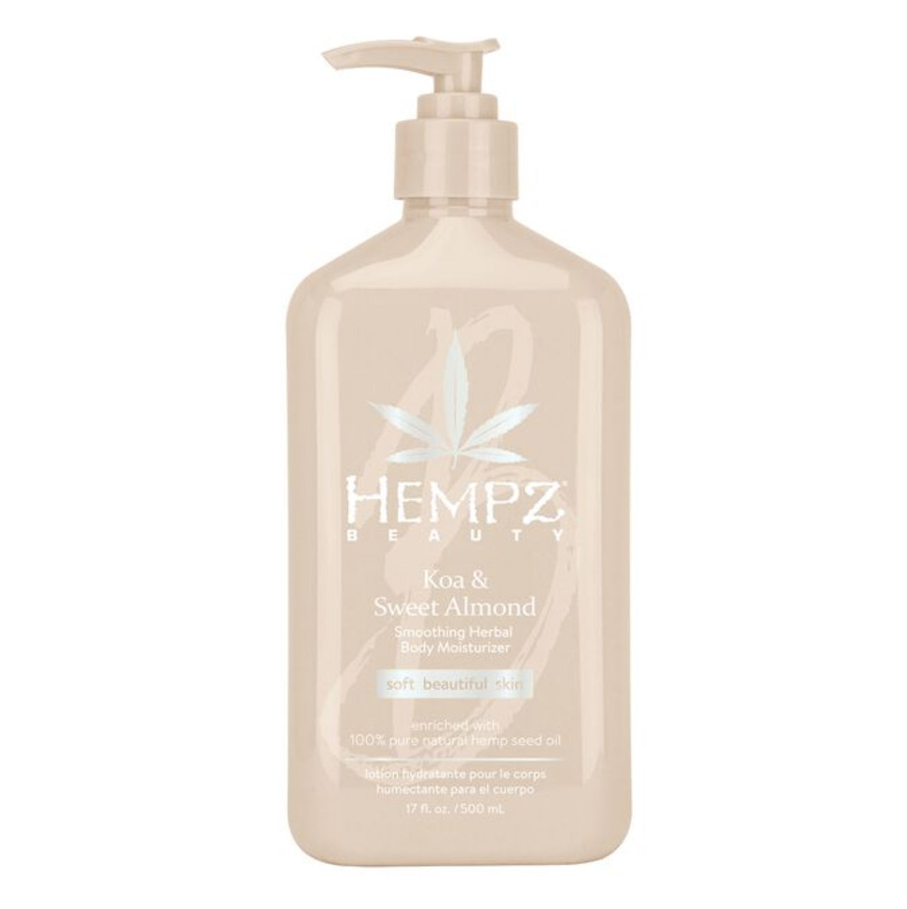 HEMPZ Koa & Sweet Almond Smoothing Herbal Body Moisturizer 17oz